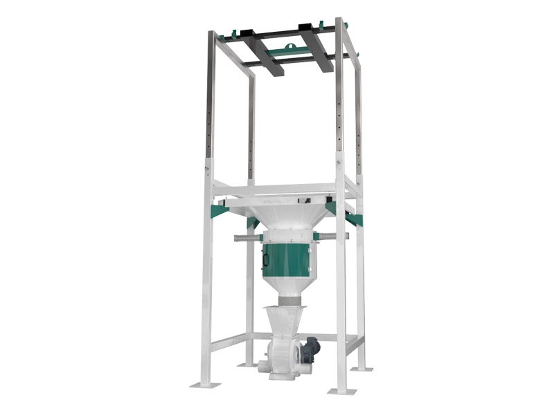 Máy dỡ bao Jumbo có tích hợp nâng hạ